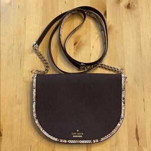 Kate Spade Brown Crossbody Bag with Sleek Design